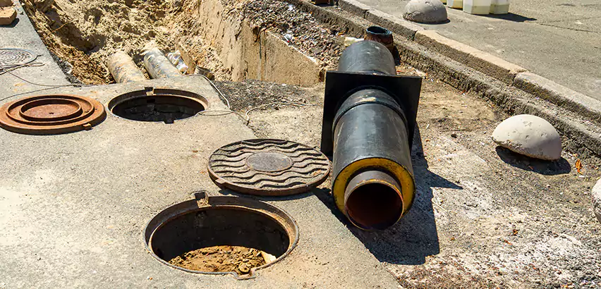 Lateral Sewer Line Replacement in Shirley