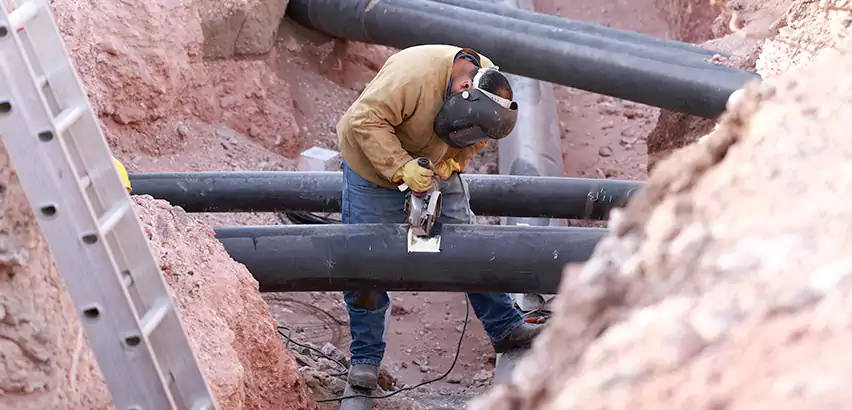 Cast Iron Sewer Pipe Replacement in Shirley