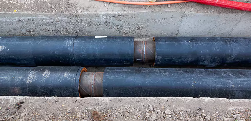 Trenchless Water Line Repair in Shirley